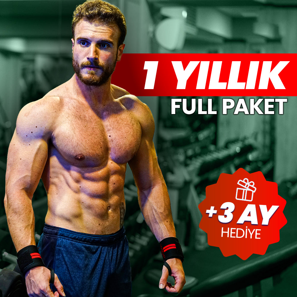 1 Yıllık Full Paket +3 Ay Hediyeli – Berkay Türkkan Fitness