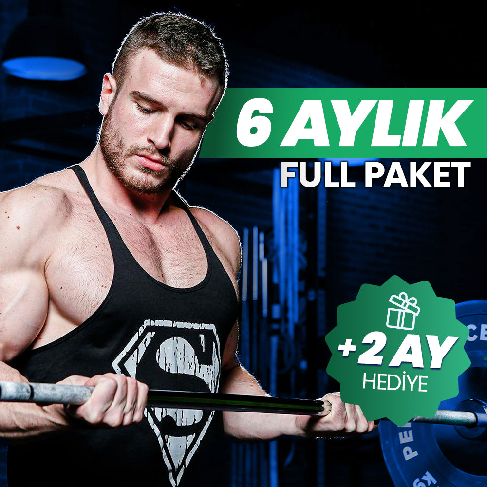 6 Aylık Full Paket +2 Ay Hediyeli – Berkay Türkkan Fitness